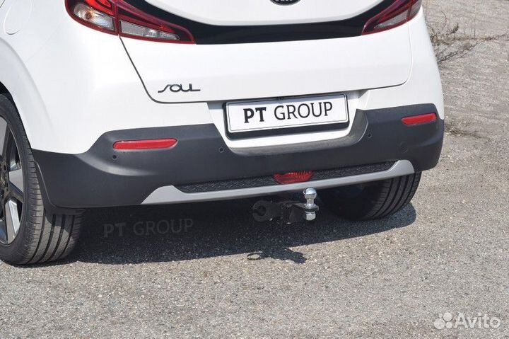 Фаркоп Kia Soul 2019 - съемный квадрат