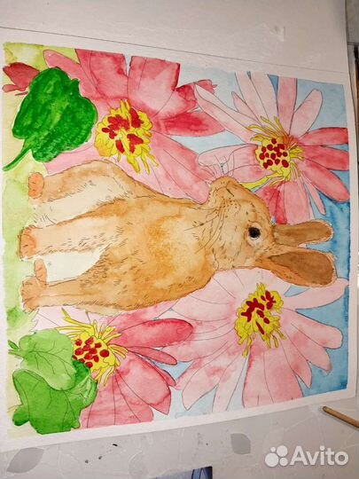 Картина акварелью. Рисунок акварелью