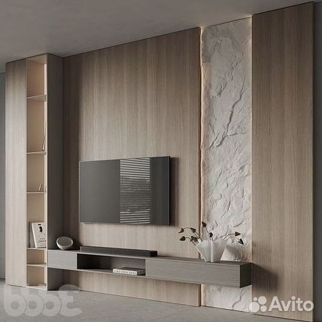 TV зона со шкафами с фабрики