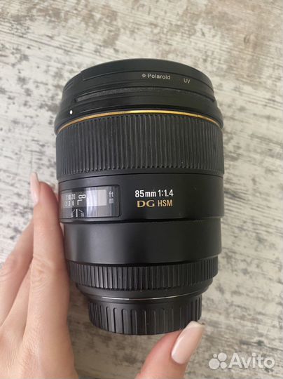 Объектив sigma 85mm f 1.4 ex для canon