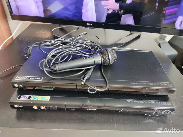 Dvd плеер с караоке lg