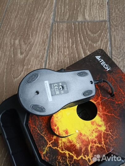 Мышь игровая проводная A4Tech F5 черная