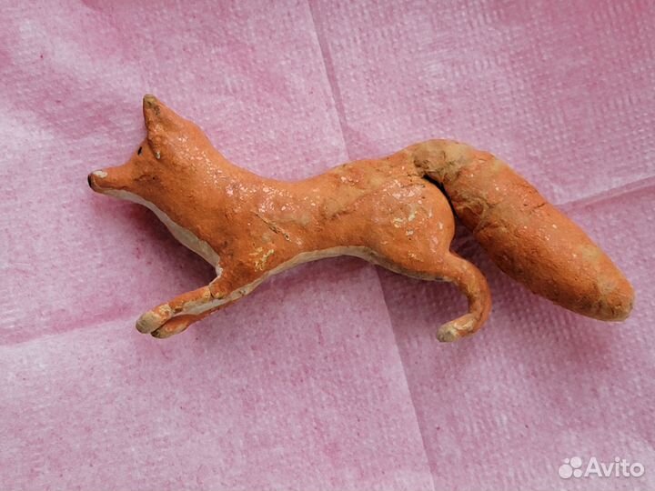 Елочные игрушки СССР ватная