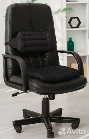 Комплект ортопедических подушек на кресло из лузги