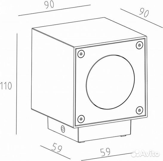 Накладной светильник Deko-Light Cubodo A 730380