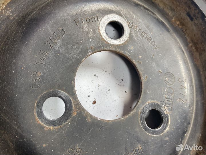 Volkswagen шкив насоса гур 058145255b