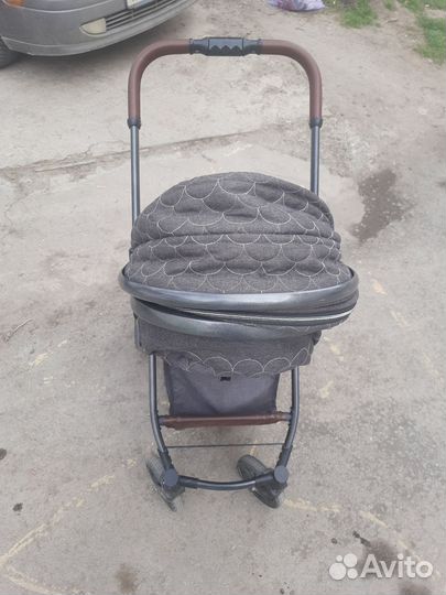 Коляска-трансформер 2в1 Luxmom V9, серая