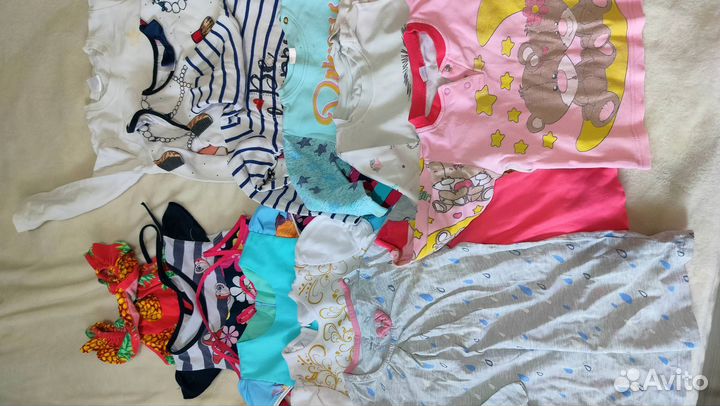 Пакет вещей на девочку размер 80-92
