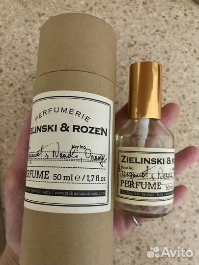 Zielinski rozen bergamot neroli orange оригинал