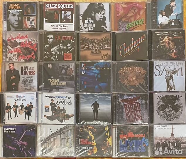Зарубежные группы, коллекция CD дисков