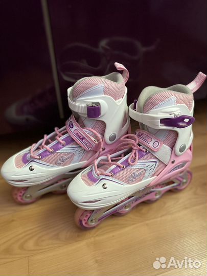 Раздвижные роликовые коньки подростковые MaxCity