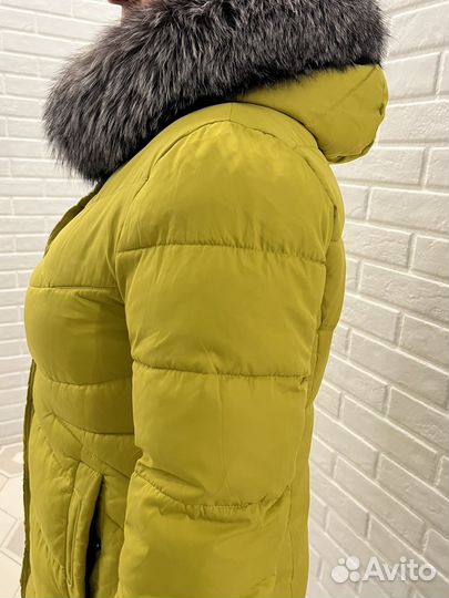 Парка с натуральным мехом 48 50