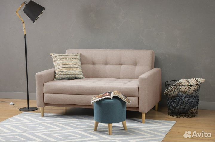 Диван раскладной Нумо мини светлый