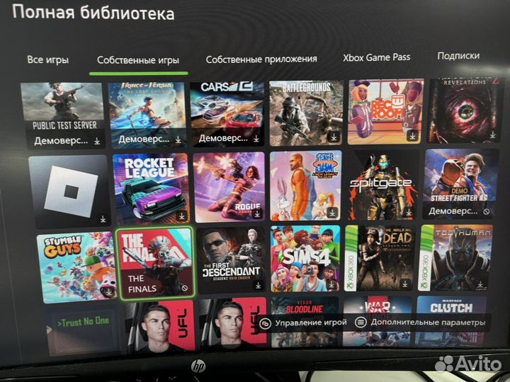 Xbox one x 1tb с играми