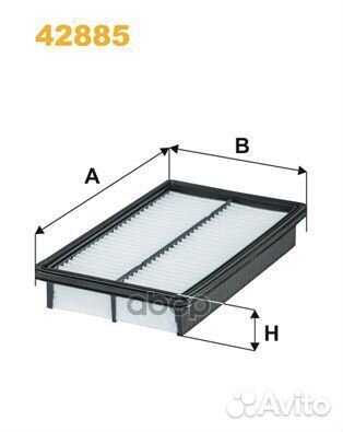 Воздушный фильтр 42885 WIX filters