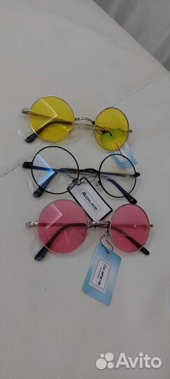Очки имиджевые круглые