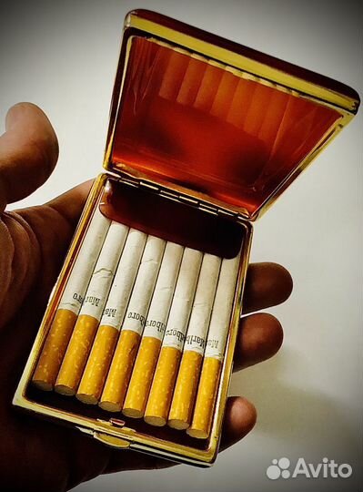 Портсигар 30-40х годов прошлого века, из бакелита