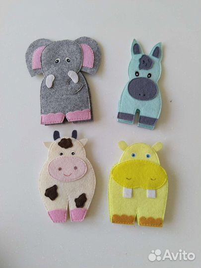 Развивающие игрушки панно ростомер фетр