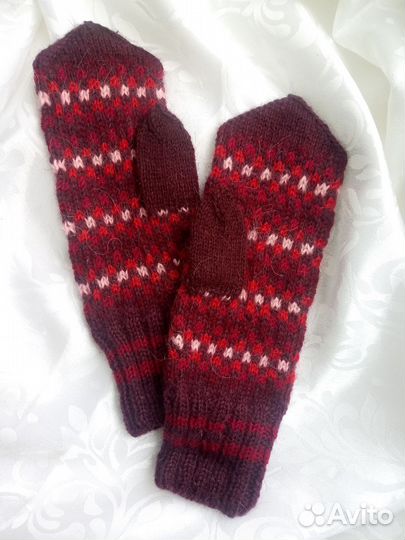 Варежки зимние