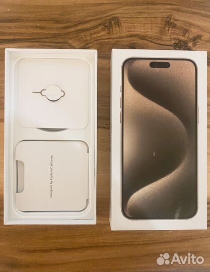 Коробка iPhone 15 pro 128g