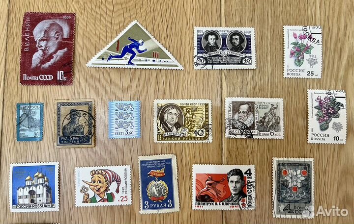 Почтовые марки СССР и Россия