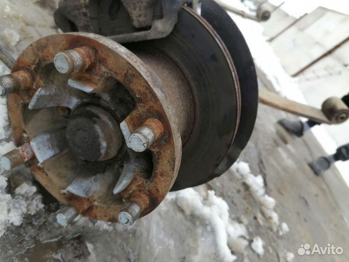 Передняя балка газель всборе