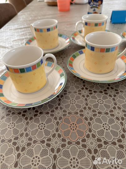 Чашка с блюдцем Villeroy boch twist alea