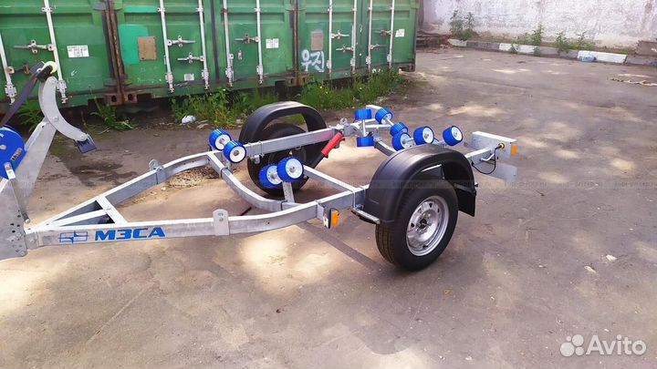 Прицеп для лодки мзса 81771B исп.103 (ролики)