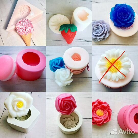 Формы для мыла силикон