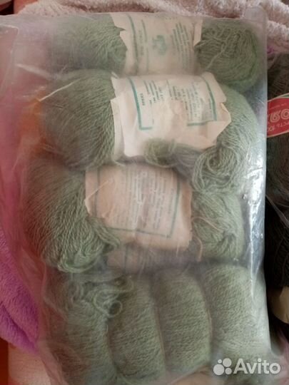 Пряжа нитки для вязания советские