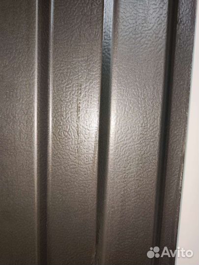 Профнастил из нержавейки серочерный