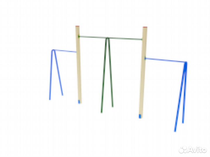 Турник комбинированный 3905х580х2500