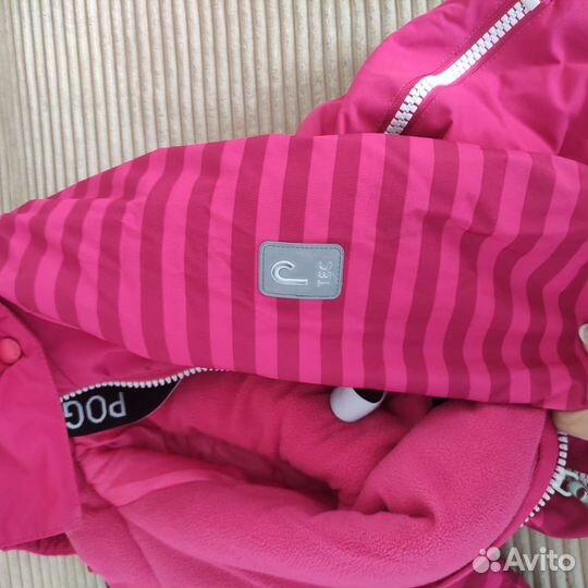 Зимний комбинезон для девочки 98+6