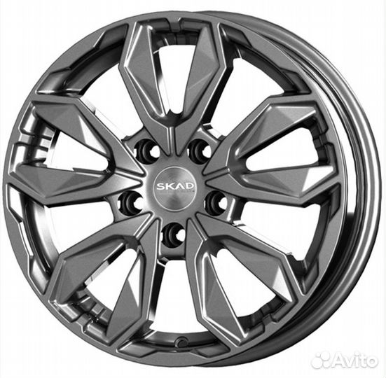 R16 4x100 6J ET50 D60,1 Скад Сочи Artic grey