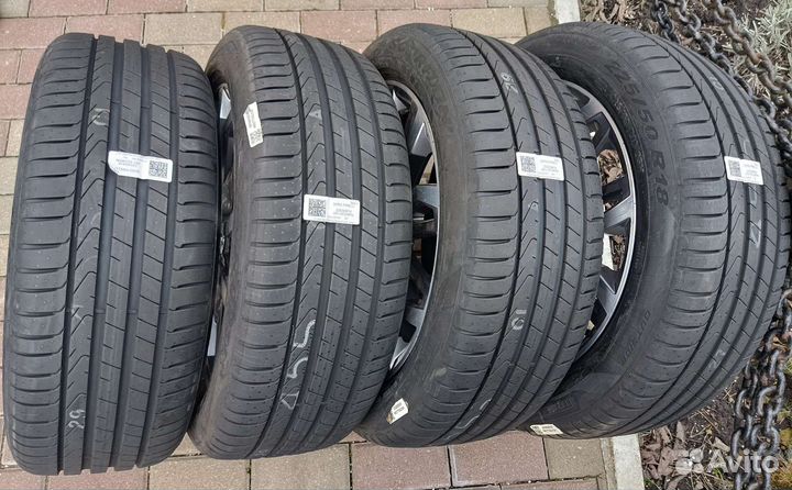 Колёса новые лето оригинал VW r-18 (5x112) 4 шт