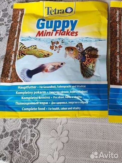 Корм для рыбок гуппи Тетра