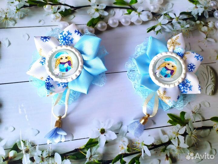 Резиночки для волос ручной работы