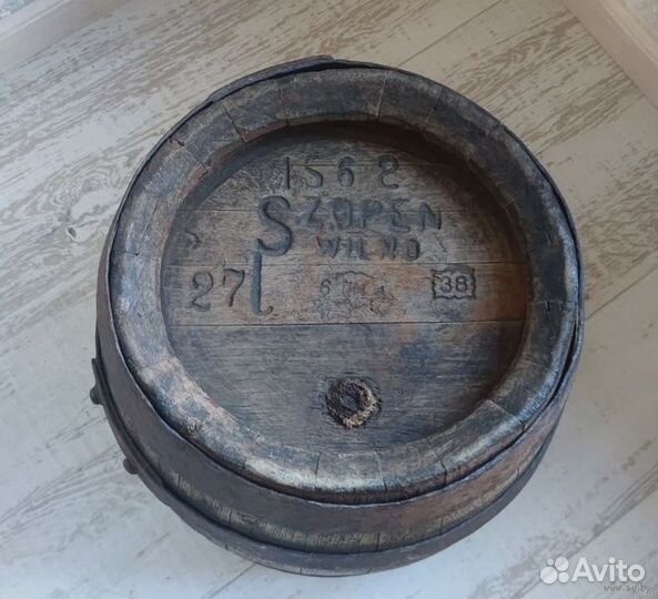 Бочка старинная пивная Wilno