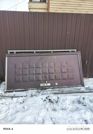 Дверь входная железная бу