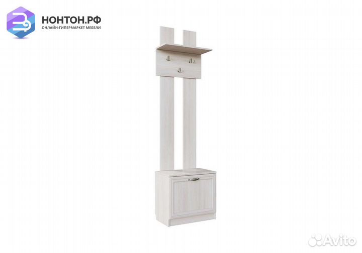 Вешалка с обувницей Вега вм-24 сосна карелия