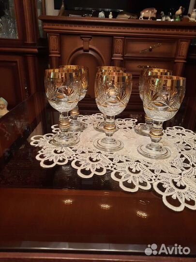 Фужеры хрустальные СССР
