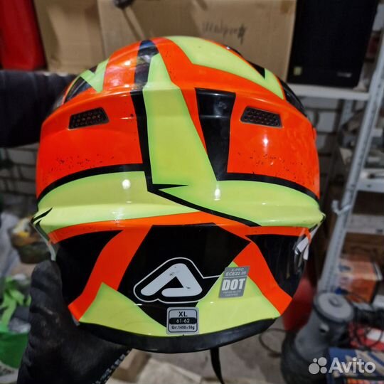 Шлем для мотокросса + очки thor