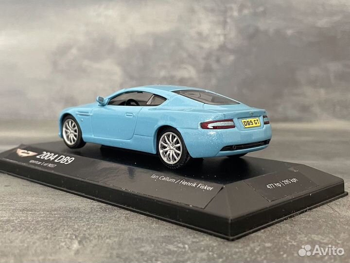 Модель Aston Martin DB9 (DeAgostini) 1/43 в боксе