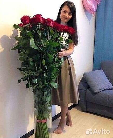 Высокие розы Гигантские розы Доставка цветов