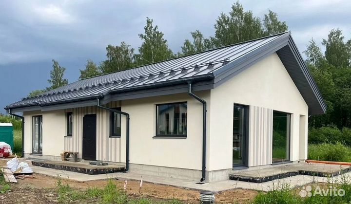Проект дома готовый 99.9м2 газобетон