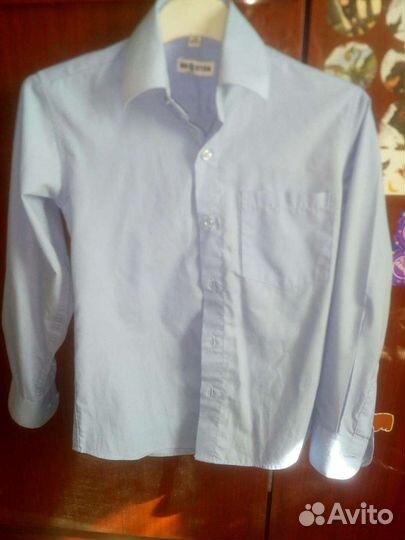 Рубашка на мальчика 116-122