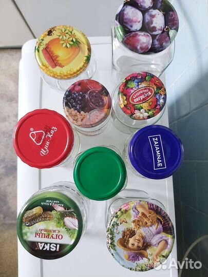 Банки стеклянные с крышками