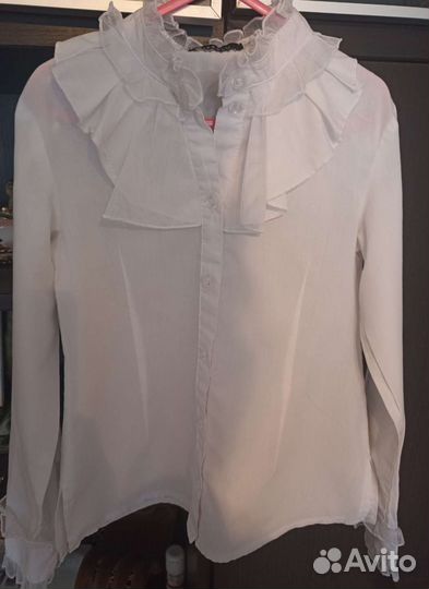 Блузка desalu для девочки школьная 128