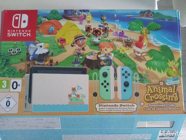Nintendo switch animal crossing edition