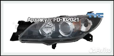Фара левая под корректор Mazda 3 1 поколение